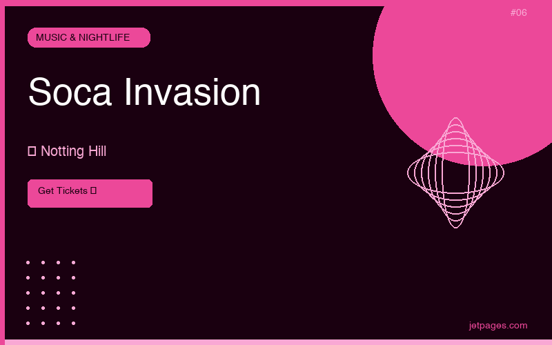Soca Invasion: Notting Hill Pre-Carnival